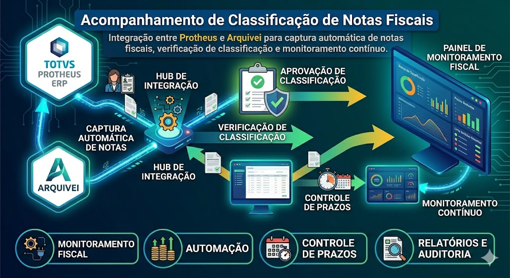 Projeto de acompanhamento de classificação de notas fiscais